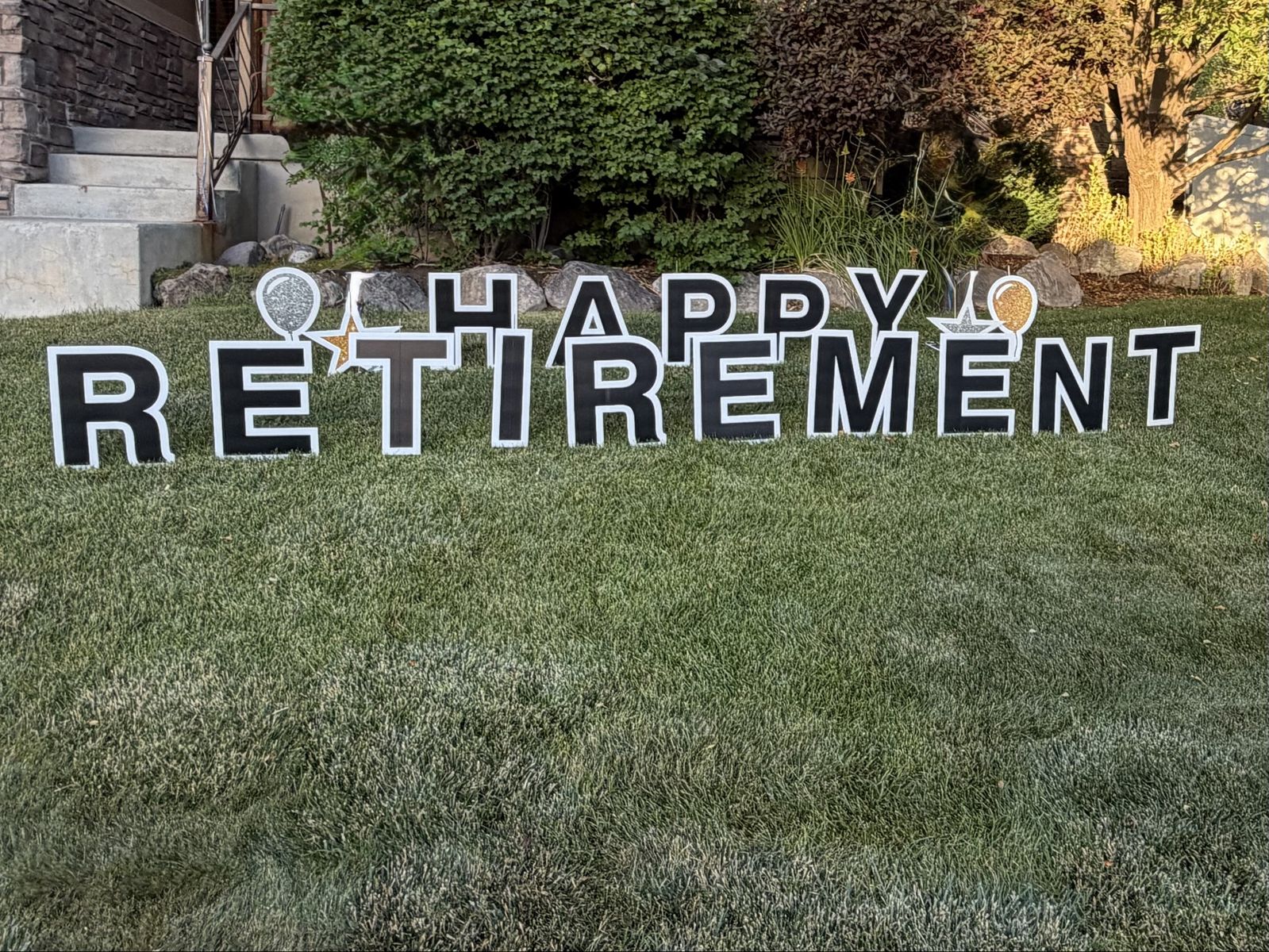 Happy Retirement Sign
