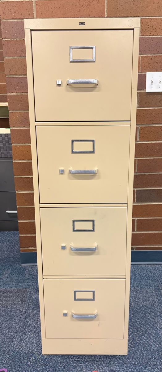 Vertical 4 Drawer Filing Cabinet Metal