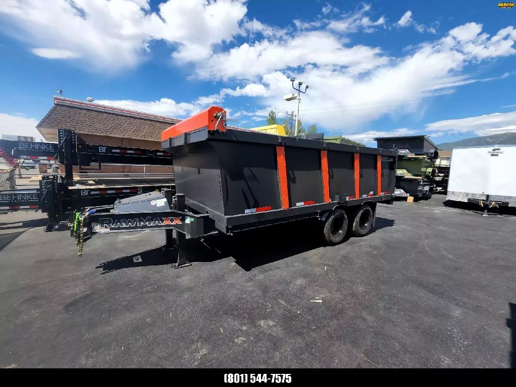 2026 RawMaxx 8.5X16 HDX 20K Dump Trailer