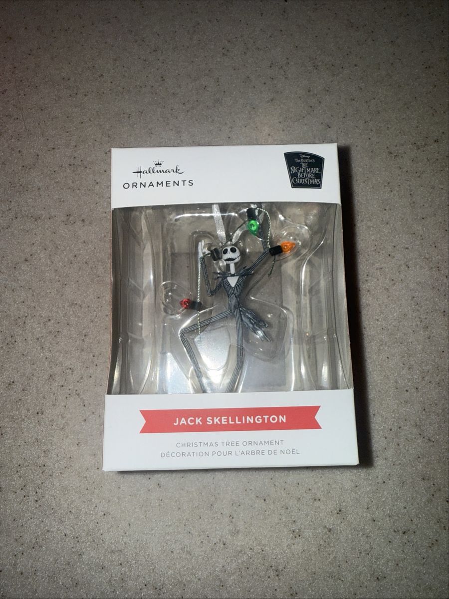 Hallmark Disney Nightmare Before Christmas Jack Skellington Christmas Tree Ornament NEW