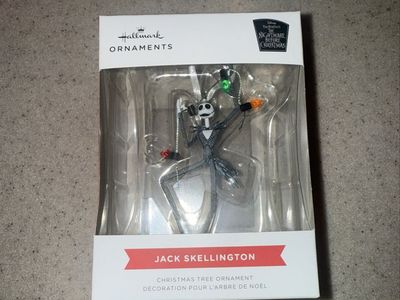 Hallmark Disney Nightmare Before Christmas Jack Skellington Christmas Tree Ornament NEW