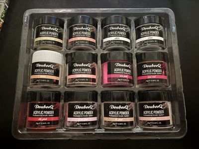 DouborQ Professional Acrylic Nail System Powder Set & Q Monomer Liquid Kit