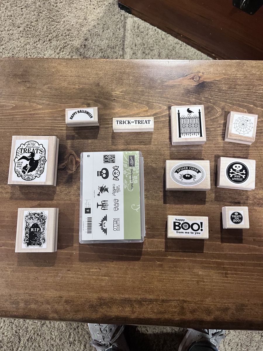 Stampin’ Up! Halloween Wood Stamps