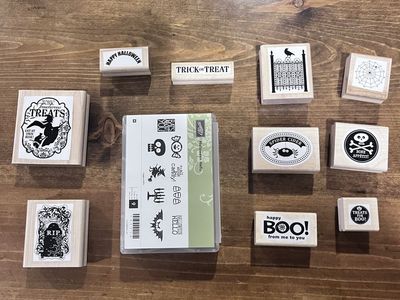 Stampin’ Up! Halloween Wood Stamps
