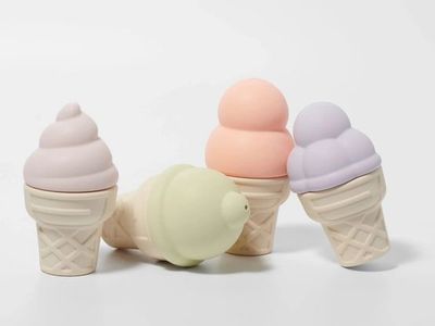 4-Pack SunnyLife Ice Cream Cone Bath Toys Kids