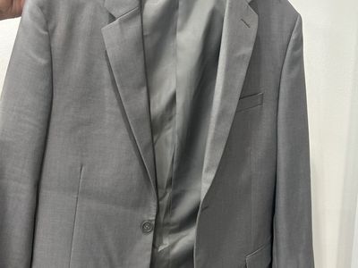G. Caravelli Light Grey Slim Fit Suit Jacket Blazer 38R