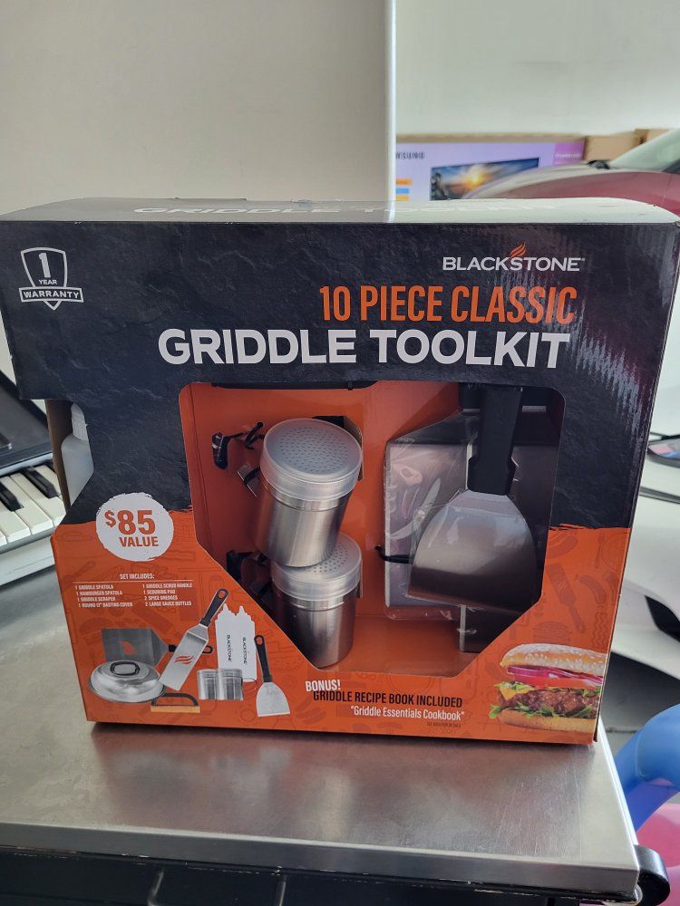 Blackstone 10-Piece Classic Griddle Toolkit Outdoor Cooking Set New