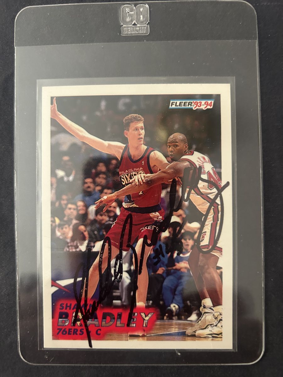 Shawn Bradley autograph card