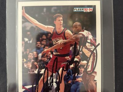 Shawn Bradley autograph card