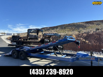 RawMaxx 8.5X24 14K FYH LOWPRO FULL TILT Equipment Trailer