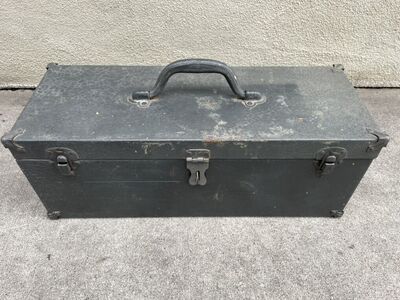 Vtg SK Hand Tool Box, Crinkle Finish