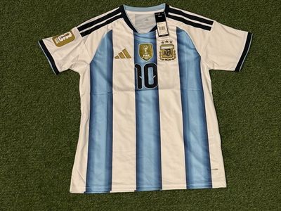 Adidas Argentina Messi #10 2026 World Cup Home Jersey Size L - New with Tags