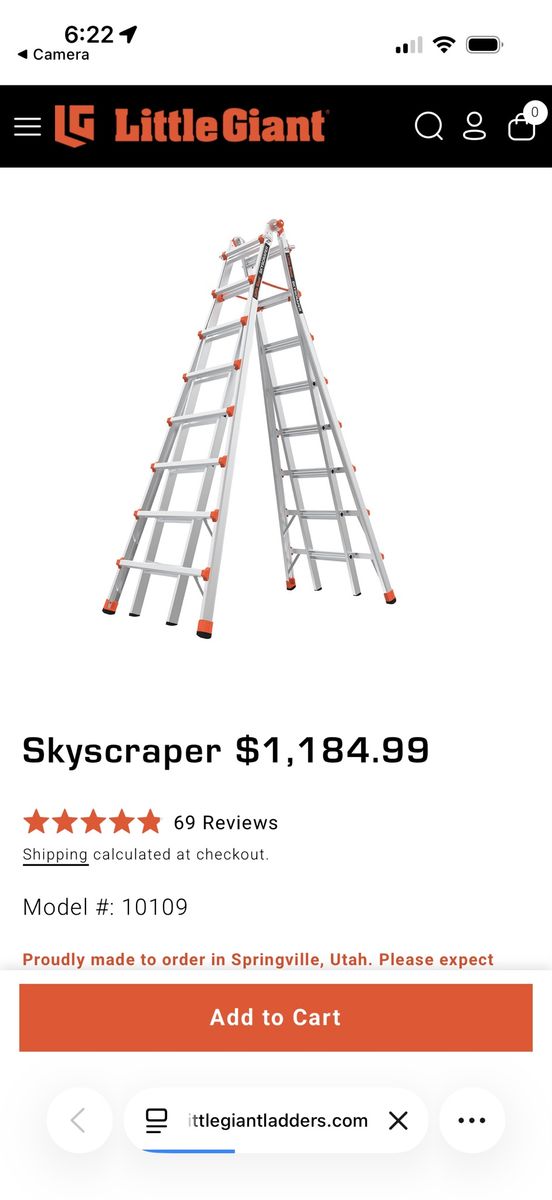 Little Giant Skyscraper Ladder