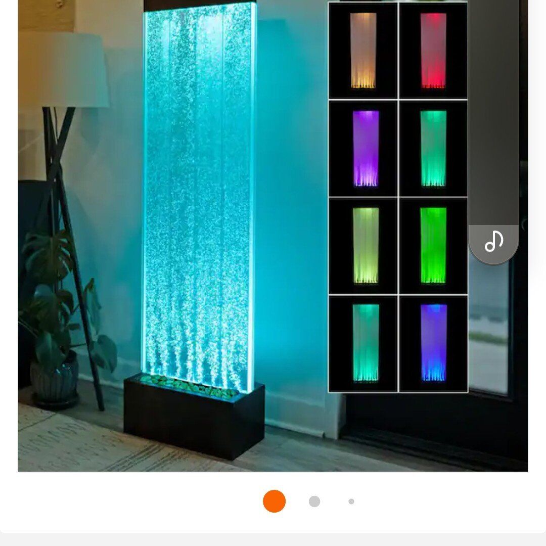 new Alpine co bubble fountain light
