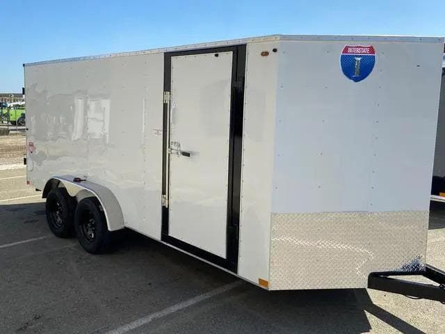 7x16 Interstate V-Nose Enclosed Cargo Trailer FREE INSPECTION