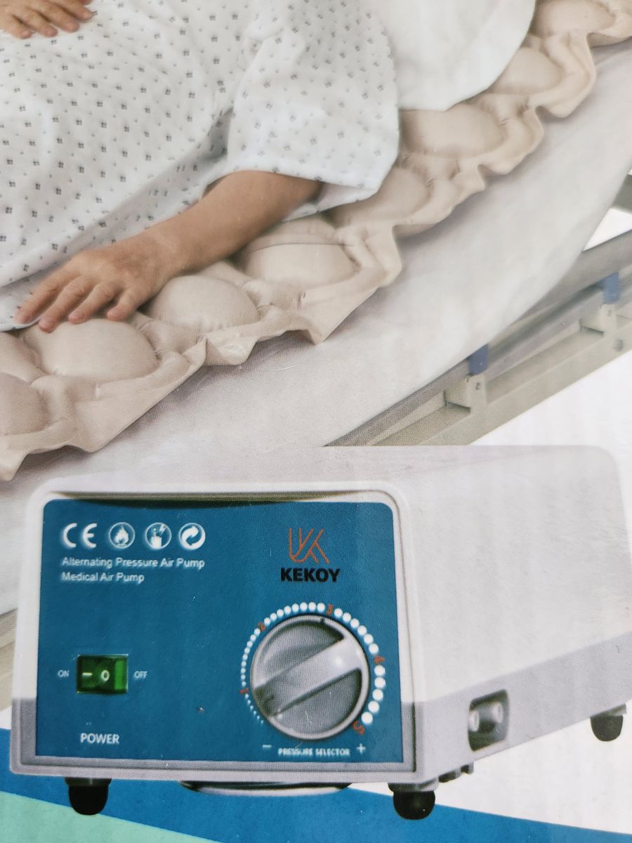 Bed pad with automatic pump