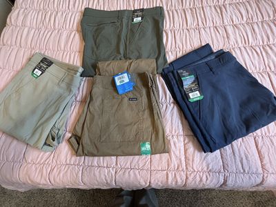 4 pair of pants in brand new shape 40.00 for all cash only zoom the picture to see the sizes come and get them today