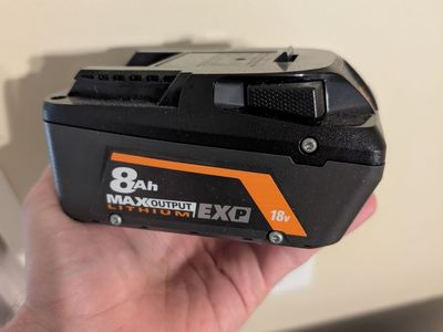 RIDGID 18V 8.0 Ah MAX Output EXP Lithium-Ion Battery