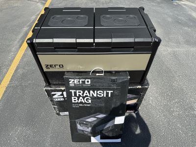 ARB ZERO 12V 101 Quart (96L) Dual Zone Portable Fridge Freezer with Transit Bag