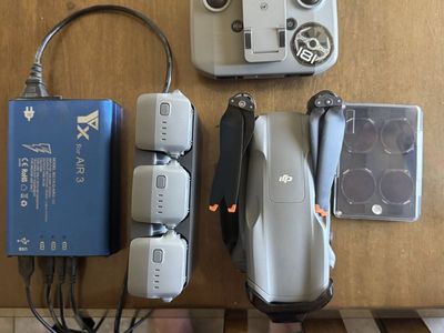 DJI Mini 3 Pro Drone Fly More Combo with RC Controller, 3 Batteries, VX Air 3 Charger