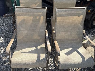 Patio furniture chairs - aluminum frames