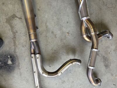 Harley davidson m8 models exhaust 2 different exhaust system 1000 each