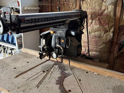 Craftsman 10" Radial Arm Saw, Vintage Woodworking Tool