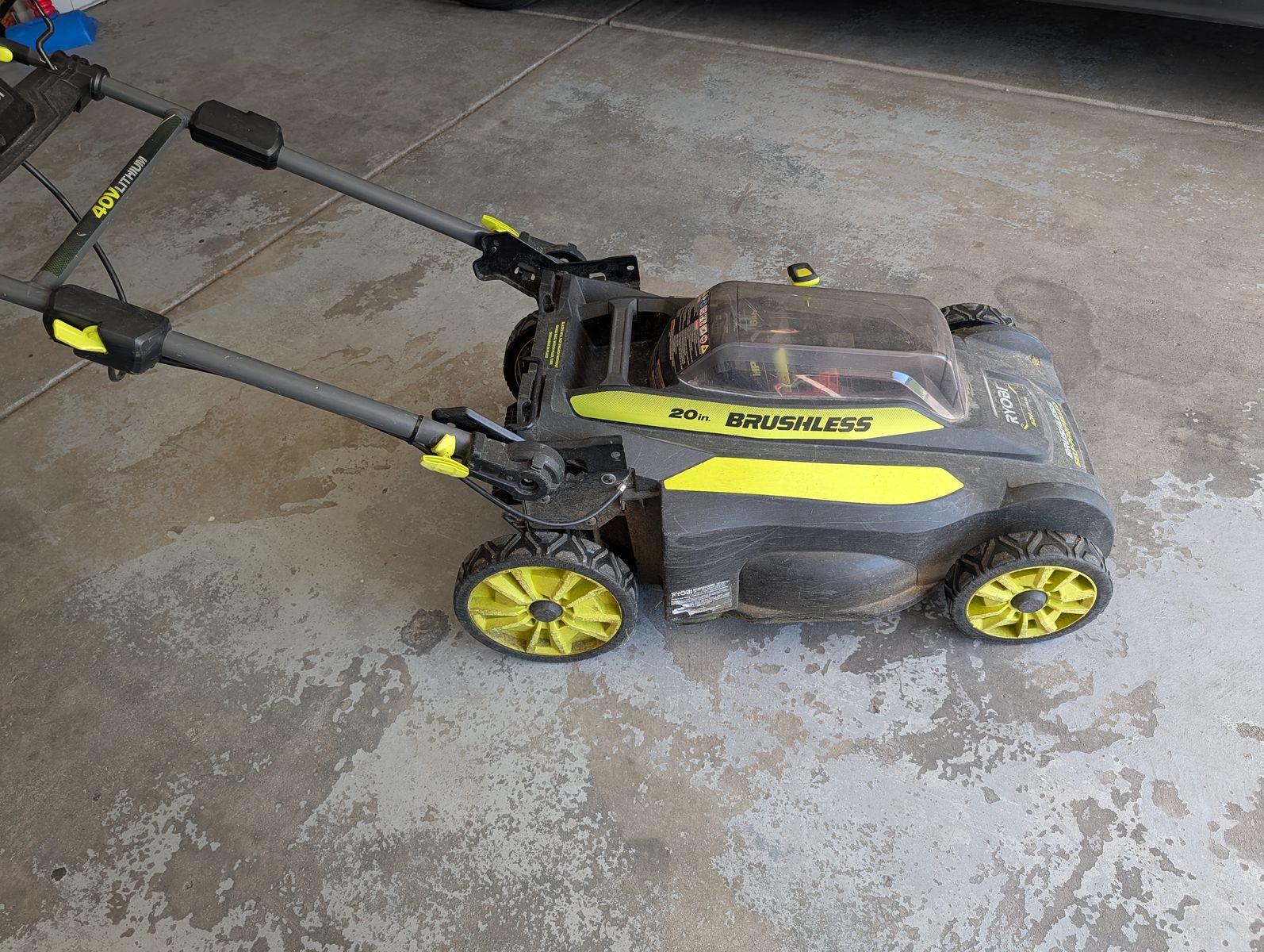 Ryobi 40V HP Brushless 20" Cordless Self-Propelled Lawn Mower with 6Ah Battery