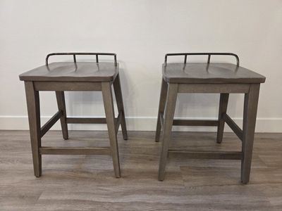 Wood Counter Stools - RC WILLEY