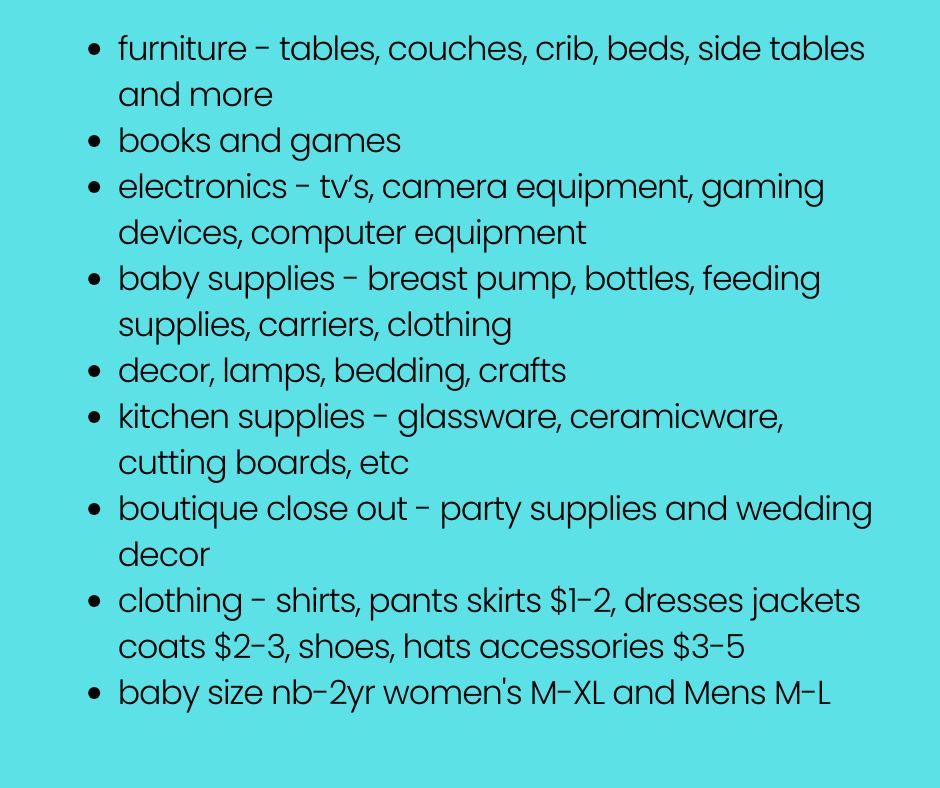 Moving Sale