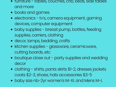 Moving Sale