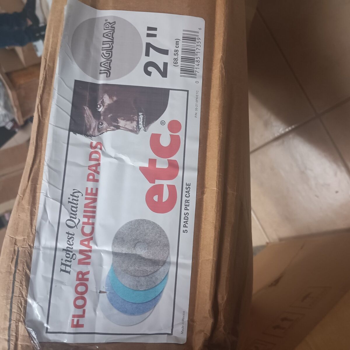 Jaguar Floor Machine Pads Etc. 27" 5 Per Case