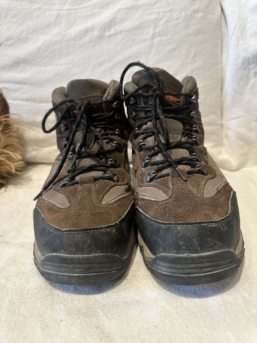Hi-Tec Men’s Size 11.5 Brown/Beige WP Hiking Boots