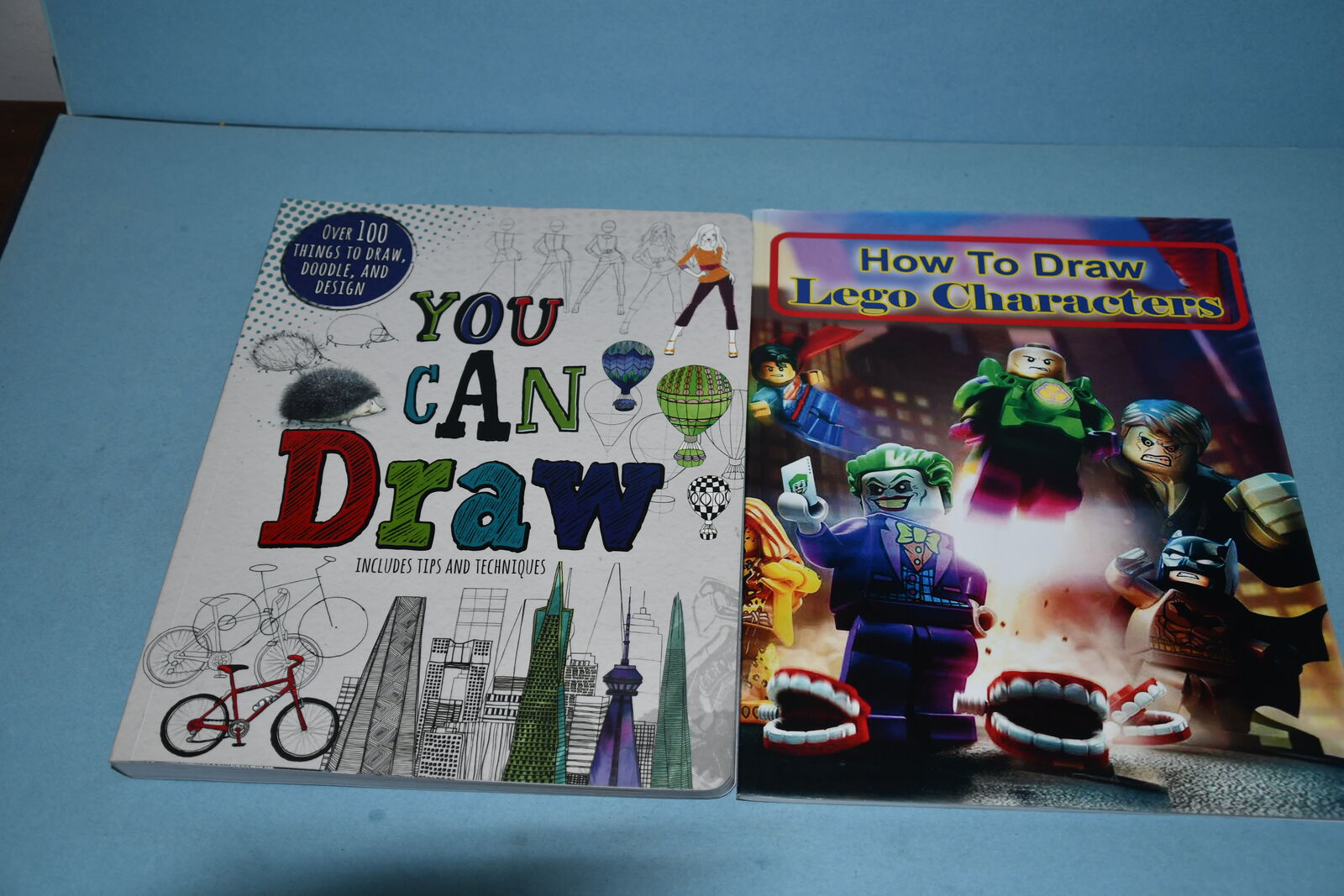 2 HOW TO DRAW BOOKS ~ LEGO CHARACTERS ~ YOU CAN DRAW (224 pages) ~ BOTH FOR $5