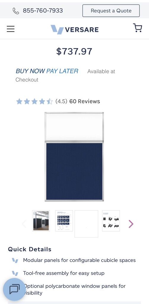 Versare Cubicle Walls