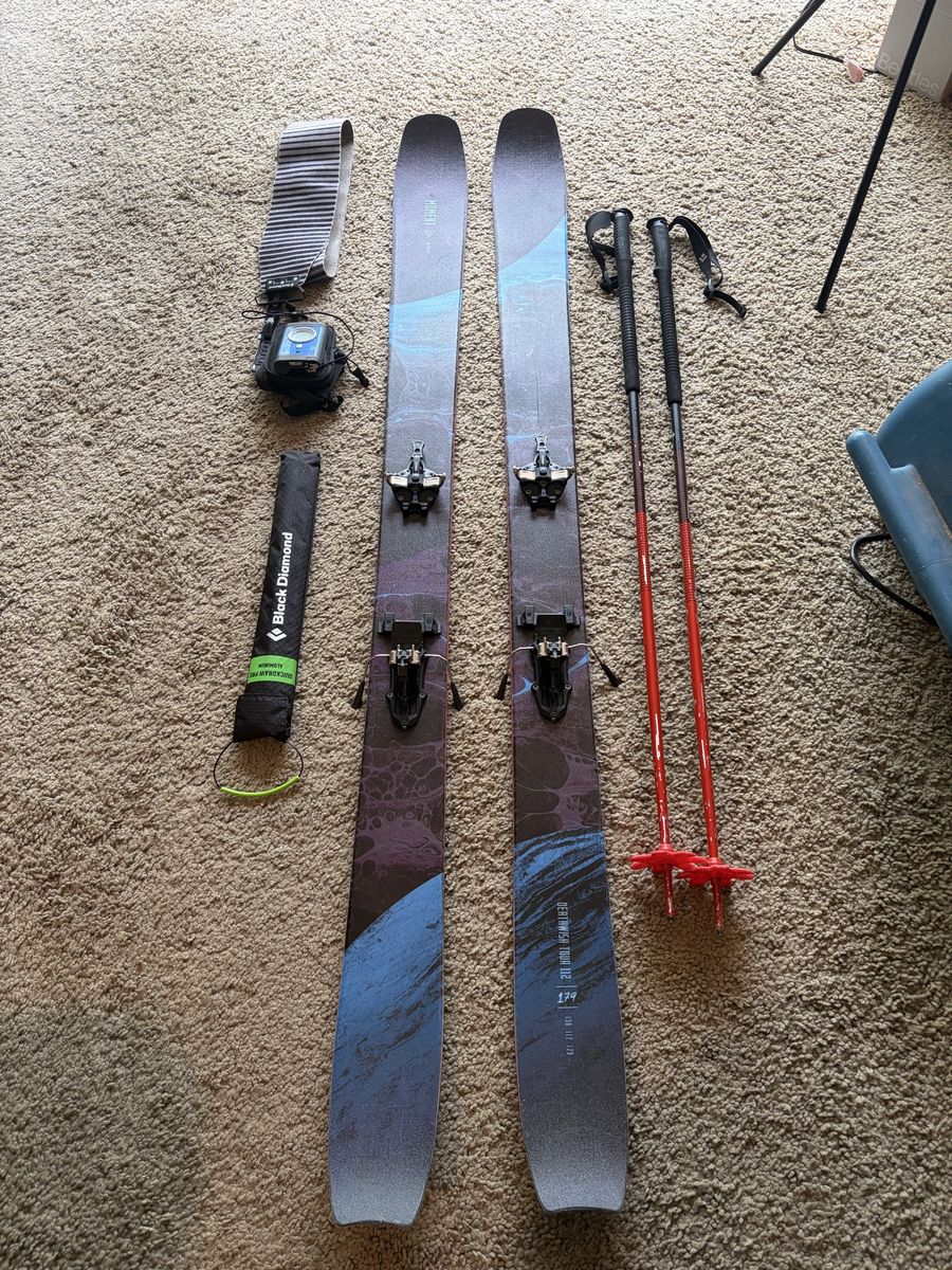 Full Backcountry Ski setup- 2024 Moment Deathwish 112 179’s and ATK Freeraider 15  - Tecnica Zero-G Tour 27.5- all like new