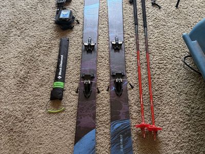 Full Backcountry Ski setup- 2024 Moment Deathwish 112 179’s and ATK Freeraider 15 - Tecnica Zero-G Tour 27.5- all like new