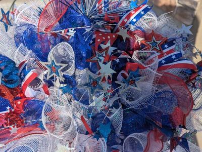 Beautiful Fourth of July Wreath