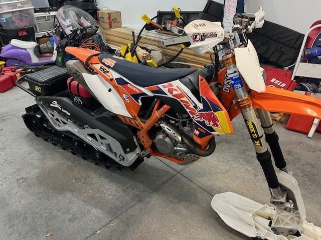 2014 KTM 450 factory edition with Camso track