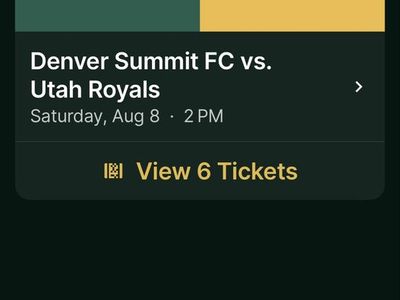 Utah Royals soccer tickets in Denver against the summit this Saturday!! August 8th! Come watch the royals win their new rival!