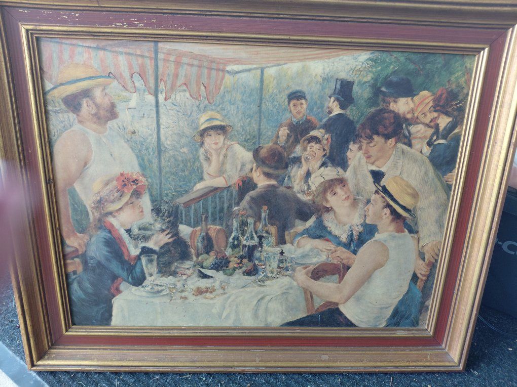 Pierre-Auguste Renoir "Luncheon of the Boating Party" Framed Print - Impressionist Art
