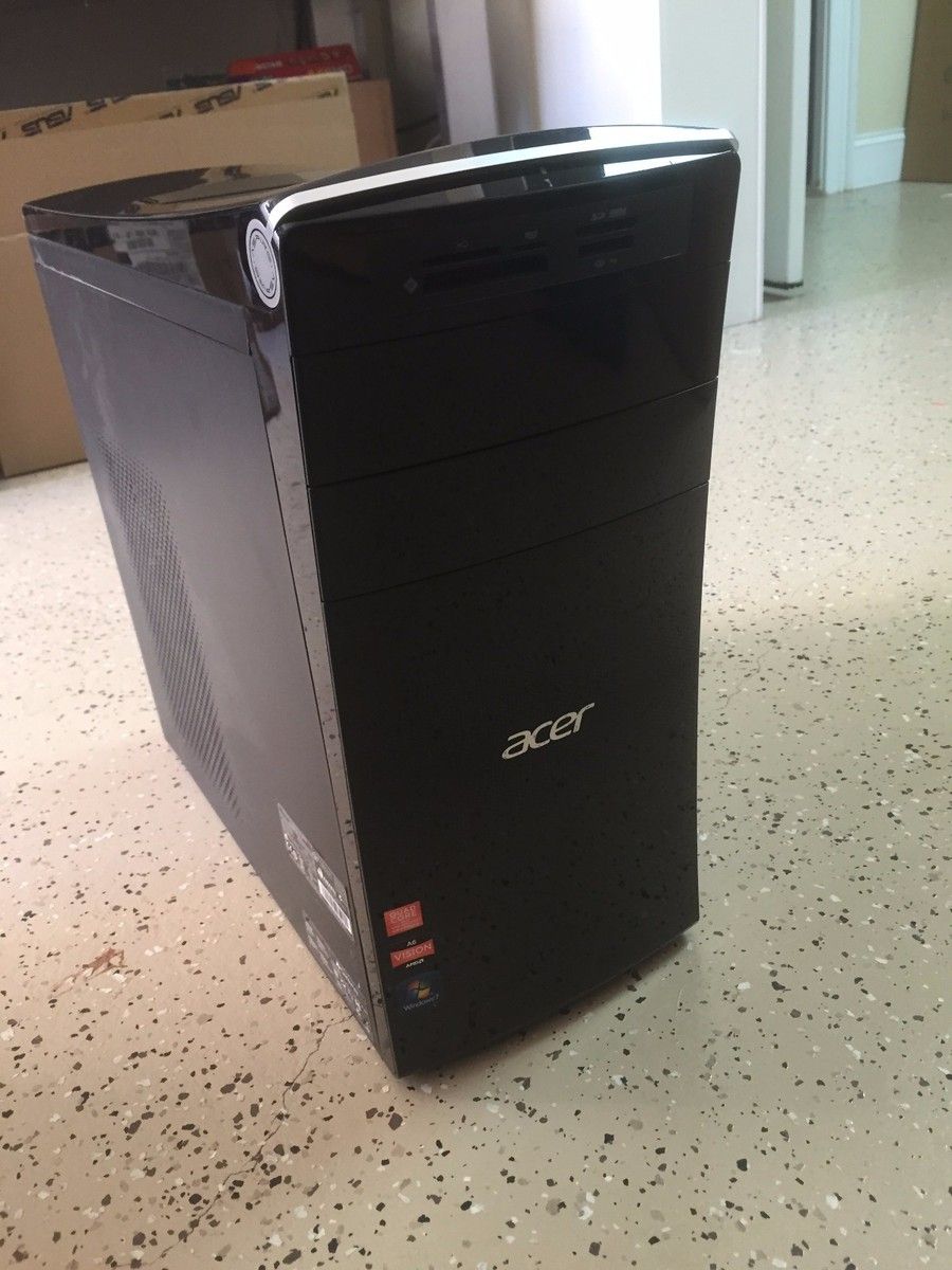 Acer Aspire M3470G AMD A6-3620 APU With Radeon 2.20GHz 12 GB 500 Gig HDD HDMI DVD WIFI