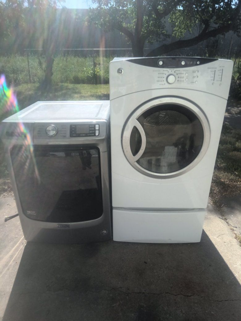 Maytag washer GE electric dryer
