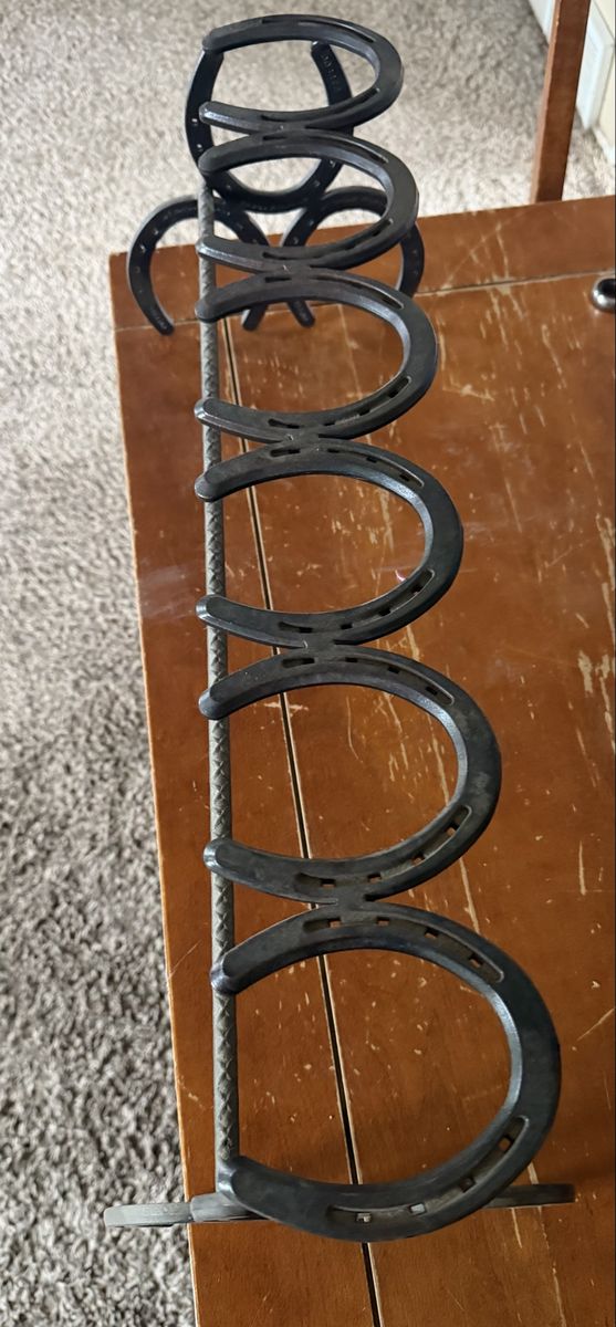 Horseshoe Boot Stand