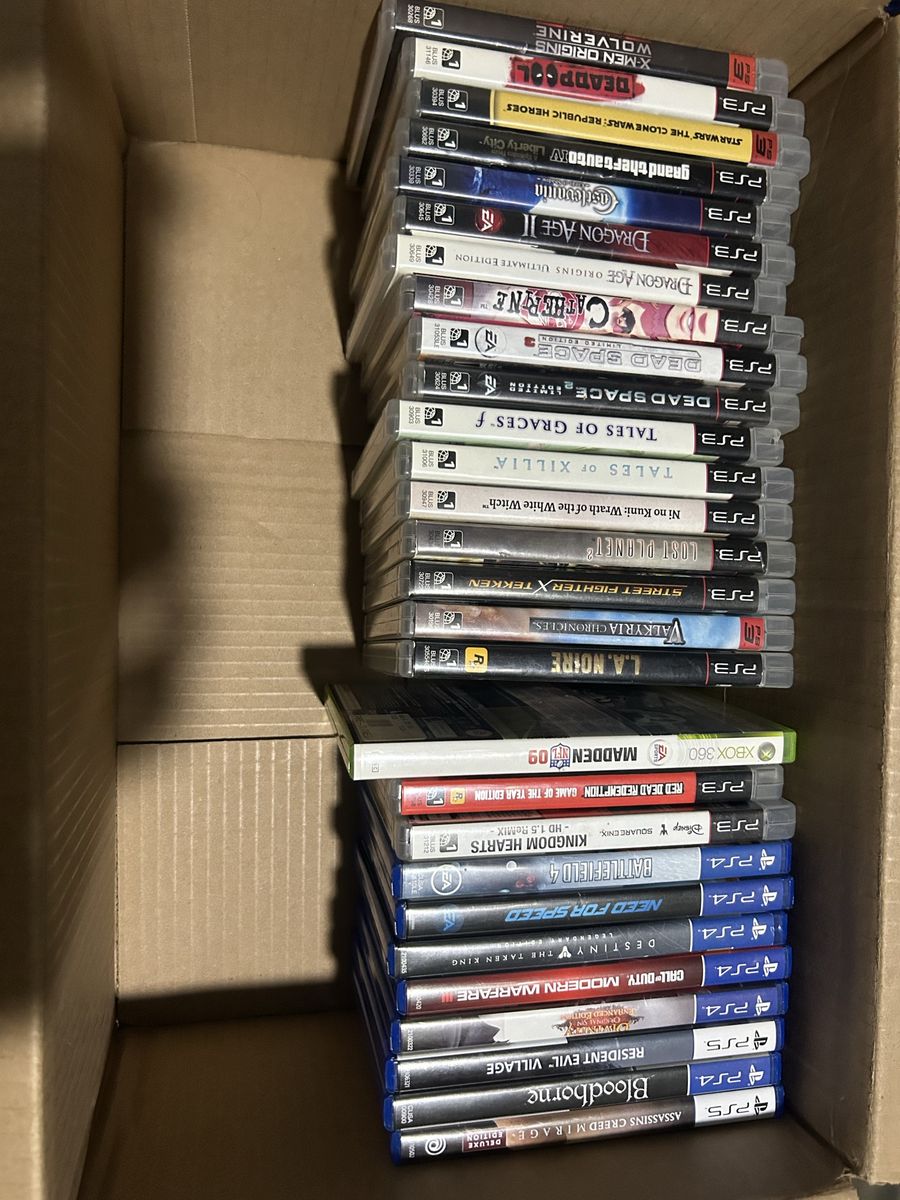 PlayStation ps3 PS4 & Xbox 360 Video Game Lot - 20+ Titles dead pool Wolverine resident evil call of duty gta grPlaySta