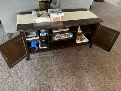 Solid wood tv stand / entertainment center