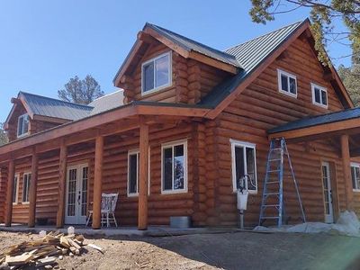 Log Cabin Home Shell Kit — 1,960 Sq Ft with Dormers
