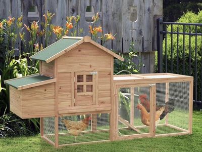 Wooden Chicken Coop / Small Animal Hutch — New