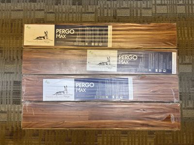 4 cases Pergo flooring