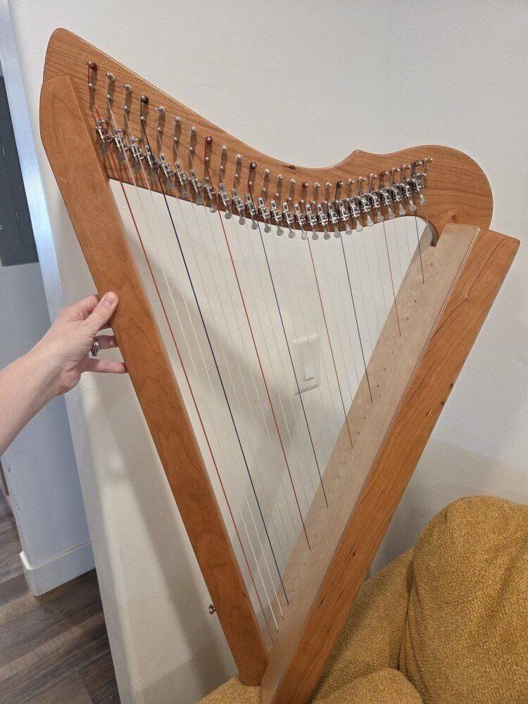 Cherry Harp (Harpsicle) & Bag with Start  Books